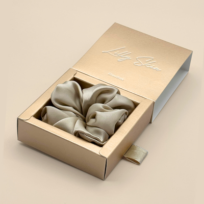 Chouchou 100% Soie - Champagne
