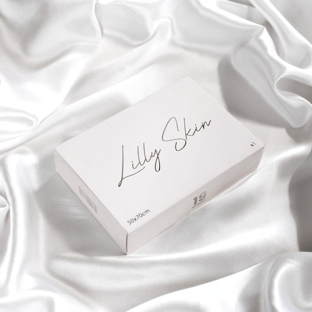 Taie Oreiller 100% Soie - Blanc