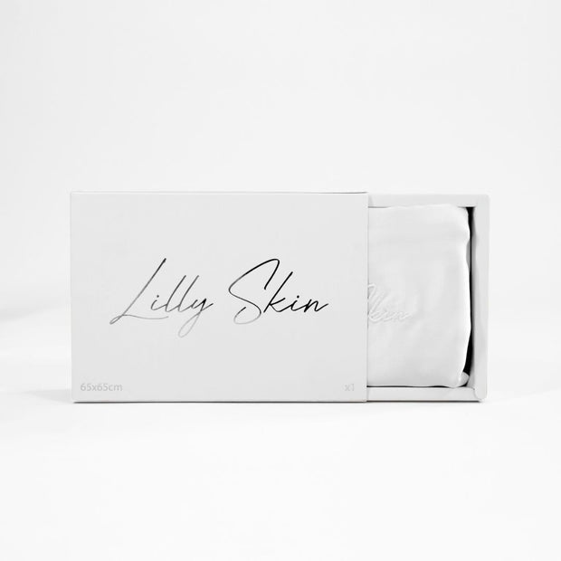 Taie Oreiller 100% Soie - Blanc