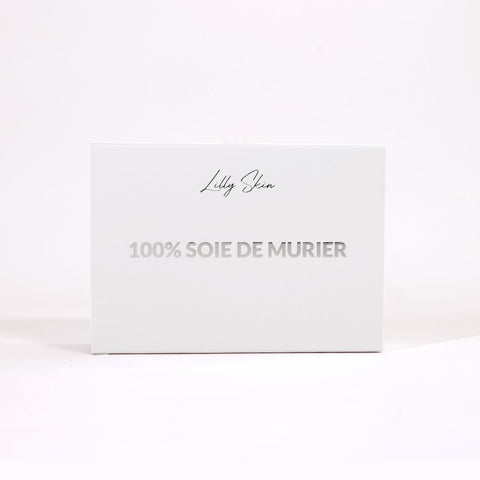 Taie Oreiller 100% Soie - Blanc