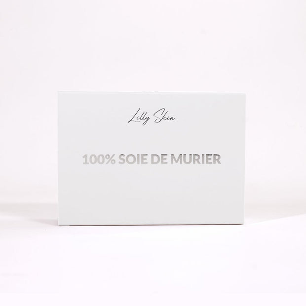 Taie Oreiller 100% Soie - Blanc